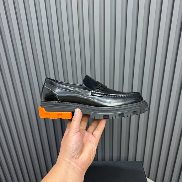 AMIRI MA SLIP ON ORANGE LOAFER - Picture 5 of 8